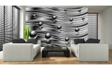 Fotobehang Vlies | Design | Zilver | 254x184cm