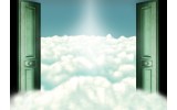 Fotobehang Vlies | Wolken | Groen | 254x184cm