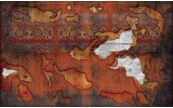 Fotobehang Vlies | Muur | Oranje, Bruin | 254x184cm