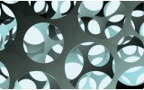 Fotobehang Vlies | Abstract | Groen, Blauw | 254x184cm