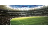 Fotobehang Voetbalveld | Groen | 250x104cm