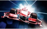 Fotobehang Formule 4 | Rood | 104x70,5cm