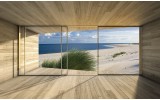 Fotobehang Vlies | Strand, Modern | Blauw | 254x184cm