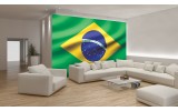 Fotobehang Vlag | Groen, Geel | 104x70,5cm