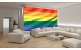 Fotobehang Vlies | Vlag | Geel, Oranje | 254x184cm