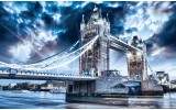 Fotobehang Vlies | London | Blauw | 254x184cm